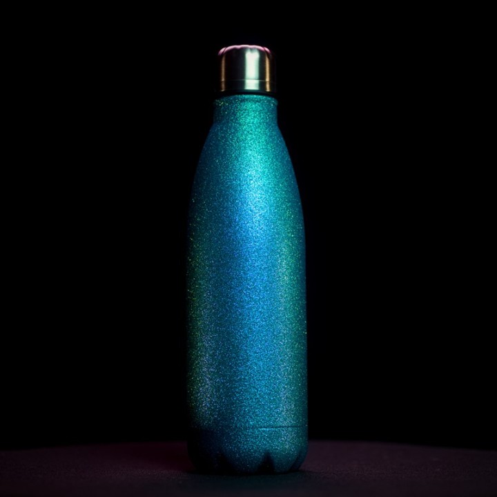 Bouteille thermo paillettes personnalisée | MonObjet.be