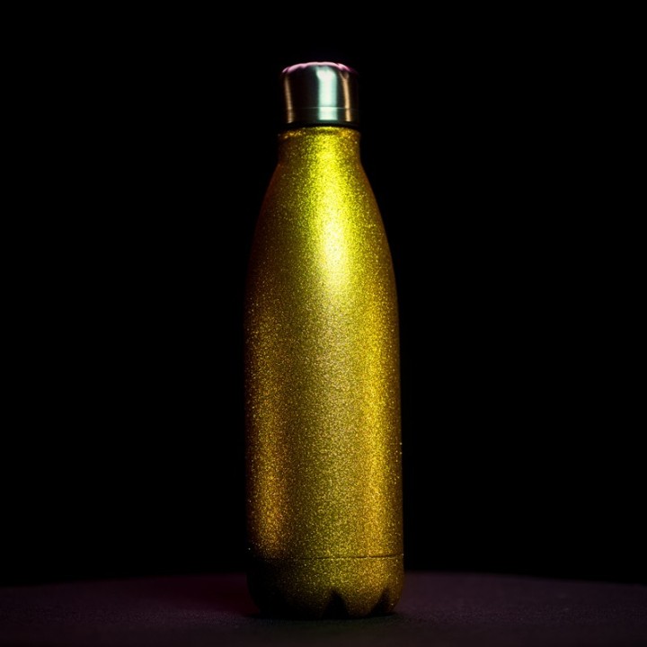 Bouteille thermo paillettes personnalisée | MonObjet.be