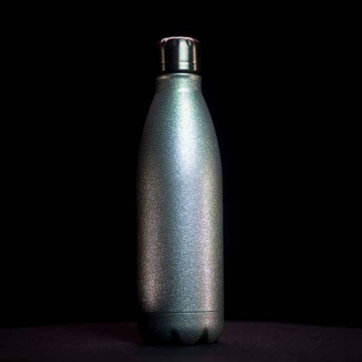 Bouteille thermo paillettes personnalisée | MonObjet.be