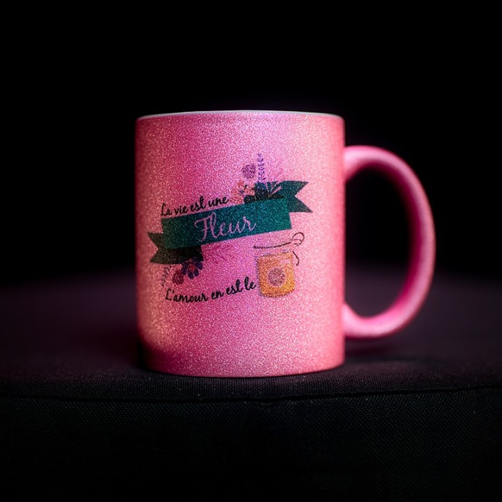 Mug à paillettes personnalisé | MonObjet.be