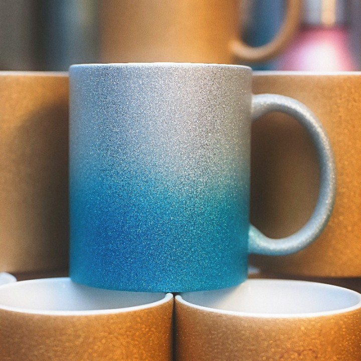 Mug à paillettes personnalisé | MonObjet.be