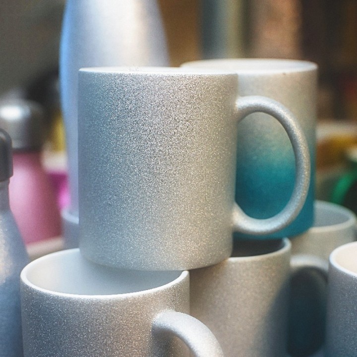 Mug à paillettes personnalisé | MonObjet.be