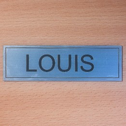 Plaquette gravée laser personnalisée | Intérieur, Façade & Funéraire | MonObjet.be
