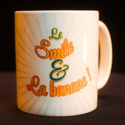 Mug "Le smile et la banane"