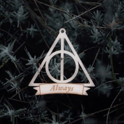 Boule découpée en bois "Reliques"