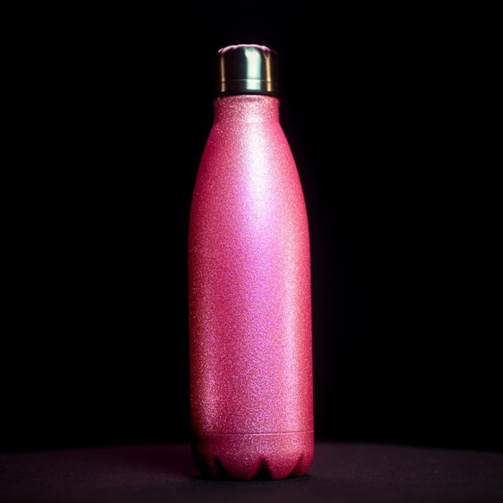 Bouteille thermo paillettes personnalisée | MonObjet.be
